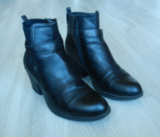 George Ladies Ankle Boots Black Size 8 / 42