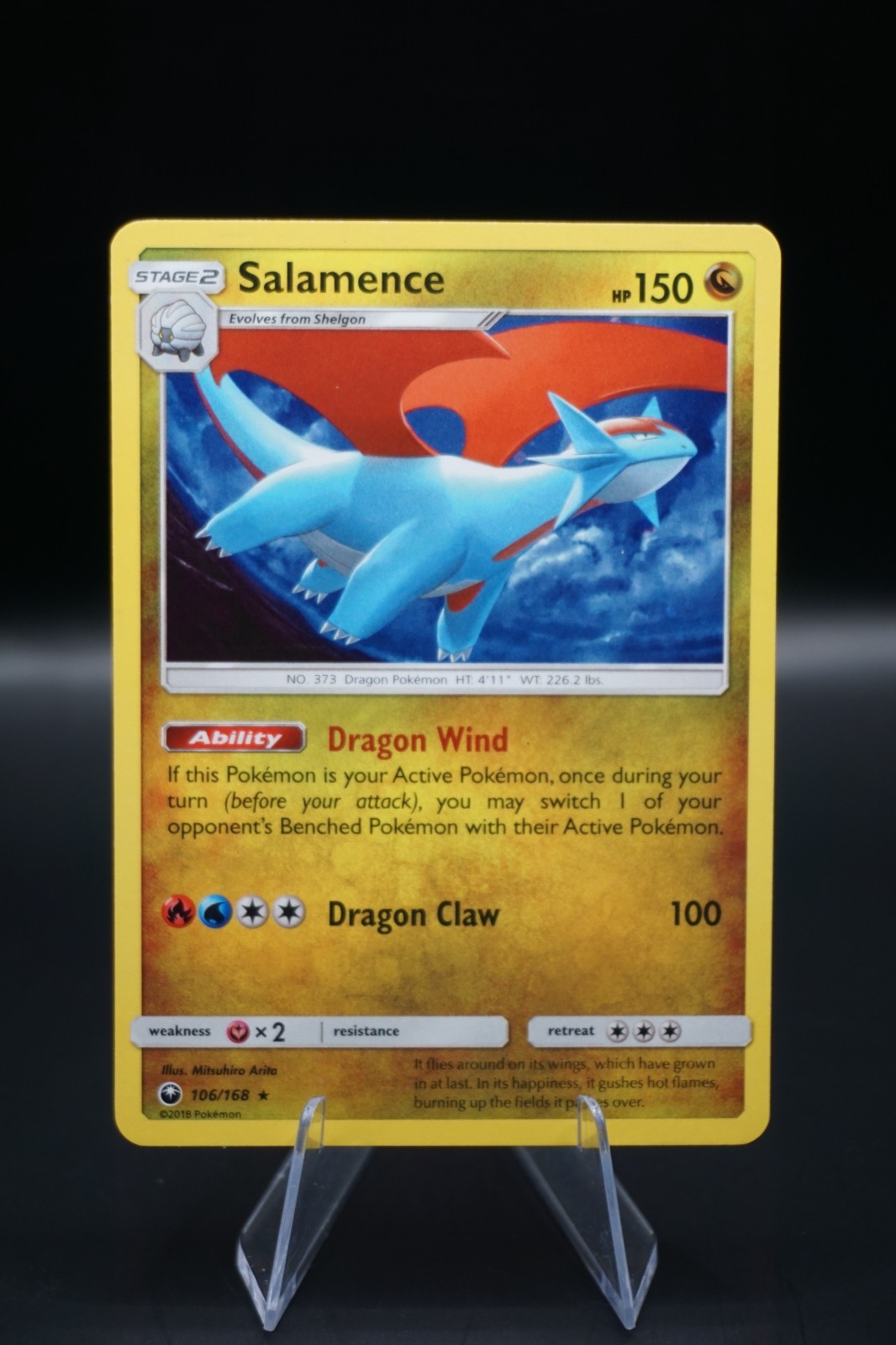 Salamence - 106/168 (Cosmos Holo) -Pokemon NM