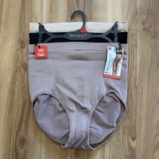 Skinny Girl Panties Size Medium XL Shaping Seamless Briefs 3 Pack SG7629