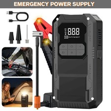 Jump Starter with Air Compressor, Portable 3000A Car Battery Jumper Starter 12V