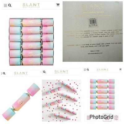 Slant Brand Mini Crackers Set of 6 New In Box Yay your Day