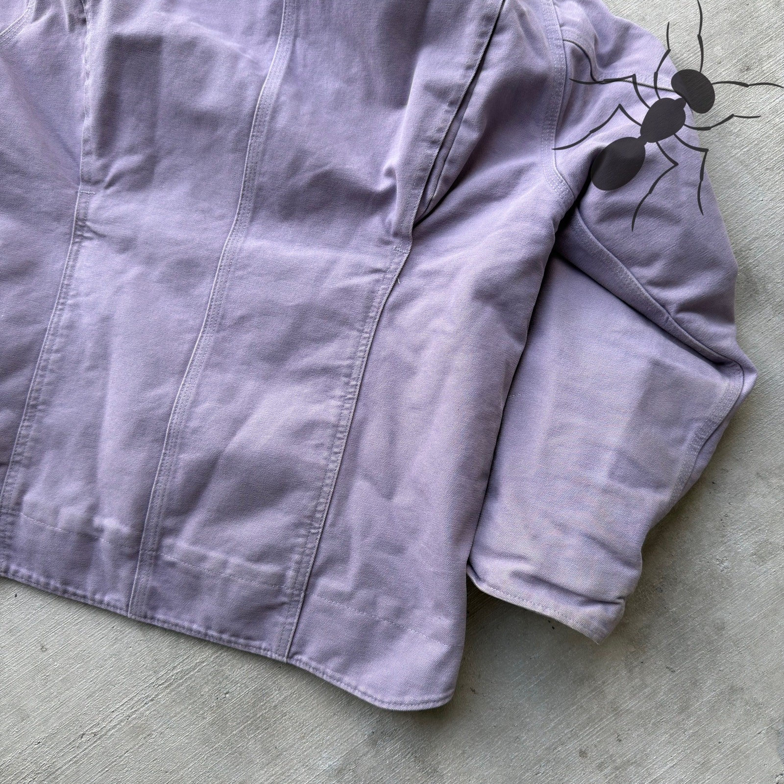 Carhartt WOMENS WJ141 purple sierra work wear jacket thumbnail 8