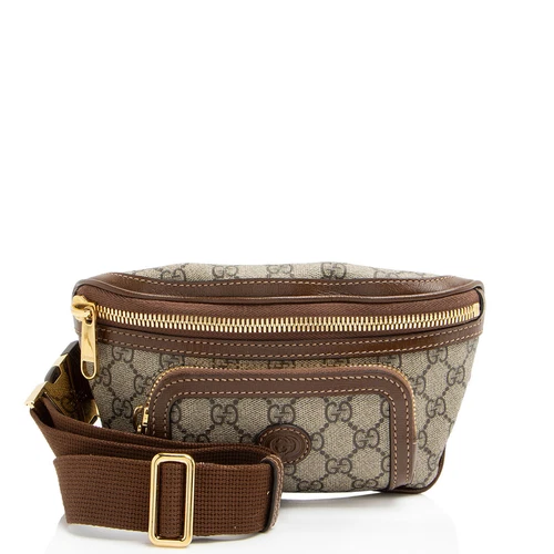 Sac ceinture rétro Gucci GG Supreme