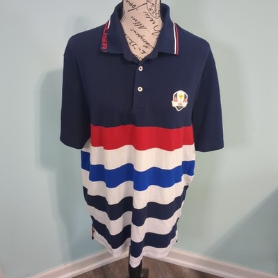 Ralph Lauren RLX dodici forti US 2023 Ryder Cup Team Polo Shirt Multi Color larg