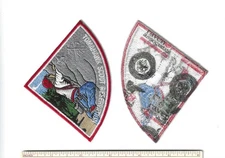 SCOUT BSA TOMAHAWK RESERVATION HIGH ADVENTURE CAMP PATCH 1/4 CIRCLE CLIMBER MN !