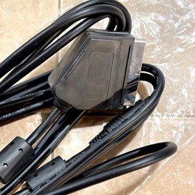 Sega Saturn Official OEM Authentic ARGB SCART Cable HSS-0109 CIB w/ BOX, Manual