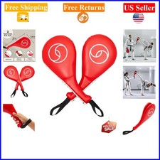 Red Taekwondo Kick Pads 15x2.5x7.5 in 2-Pack Martial Arts Training Gear