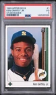 1989 UPPER DECK STAR ROOKIE #1 KEN GRIFFEY JR. PSA 3