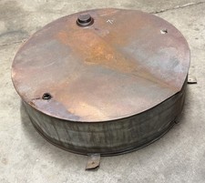 7HP WITTE Round Stamped Steel Gas Fuel Tank Clamps Hit Miss Engine 18" Diameter