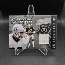 MARCUS ALLEN 2020 Panini Prestige Gridiron Heritage Patch #GH-MA Raiders HOF