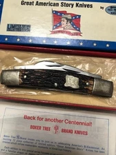Boker Tree Brand Great American Story Johnny Reb "Dixie" 4 Blade Vintage Knife