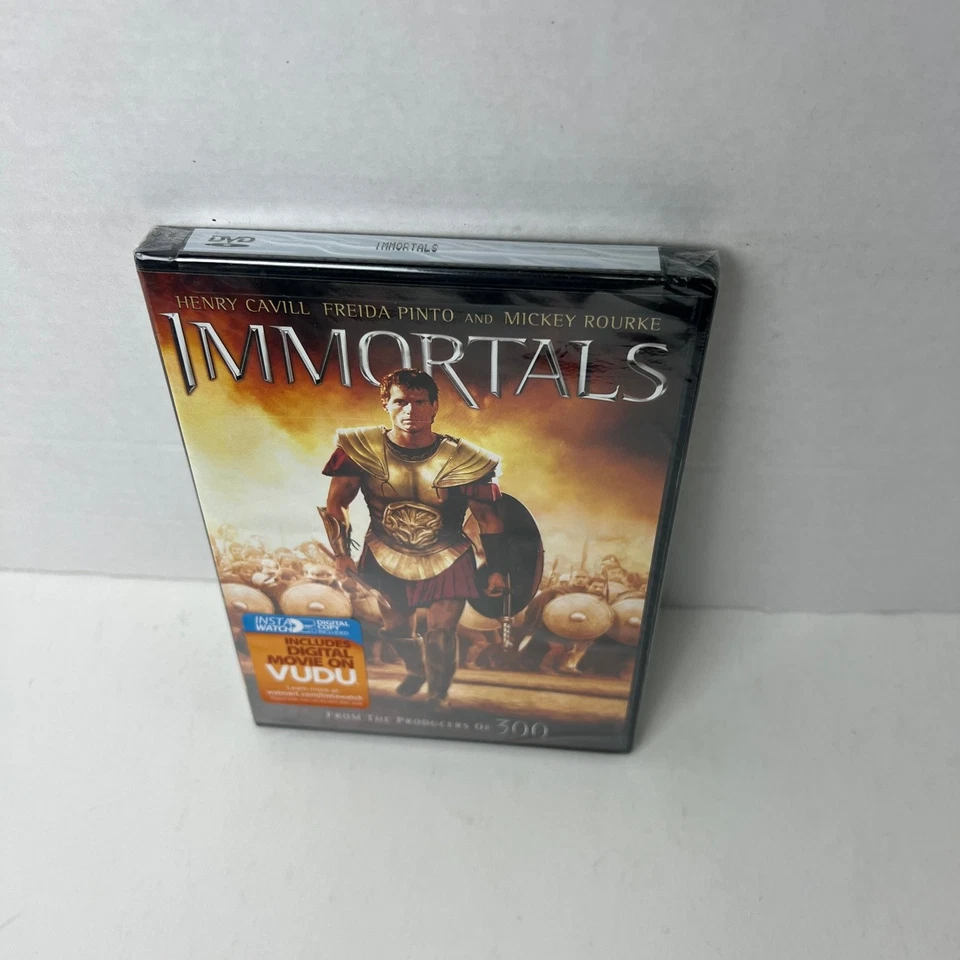 Immortals DVD 2011 Henry Cavill Freida Pinto Mickey Rourke Action New Sealed - Image 2 of 4