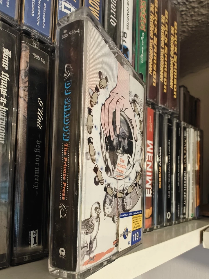 DJ Shadow The Private Press FULLY PLAY GRADED cassette album ** ref images  - Image 4 of 4