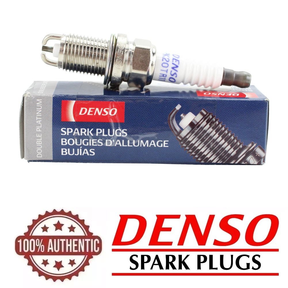 Double Platinum Spark Plug Gap 0.044 Denso 3253 For Audi Lexus Porsche Toyota