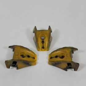 3X LEGO Bionicle Barraki Carapar Thigh Shoulder Cover Part 57557pb01 Lot 8918