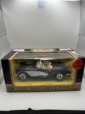 1/24 SCALE MOTORMAX BLACK 59 CHEVROLET CORVET...