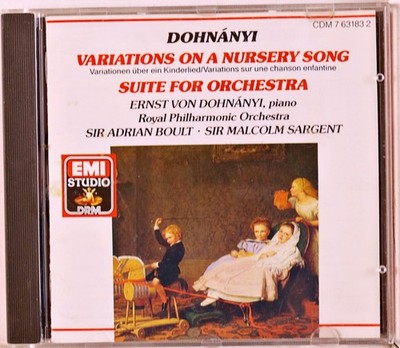 Ernst von DohnÃ¡nyi - Variations On A Nursery Song... (CD 1989)