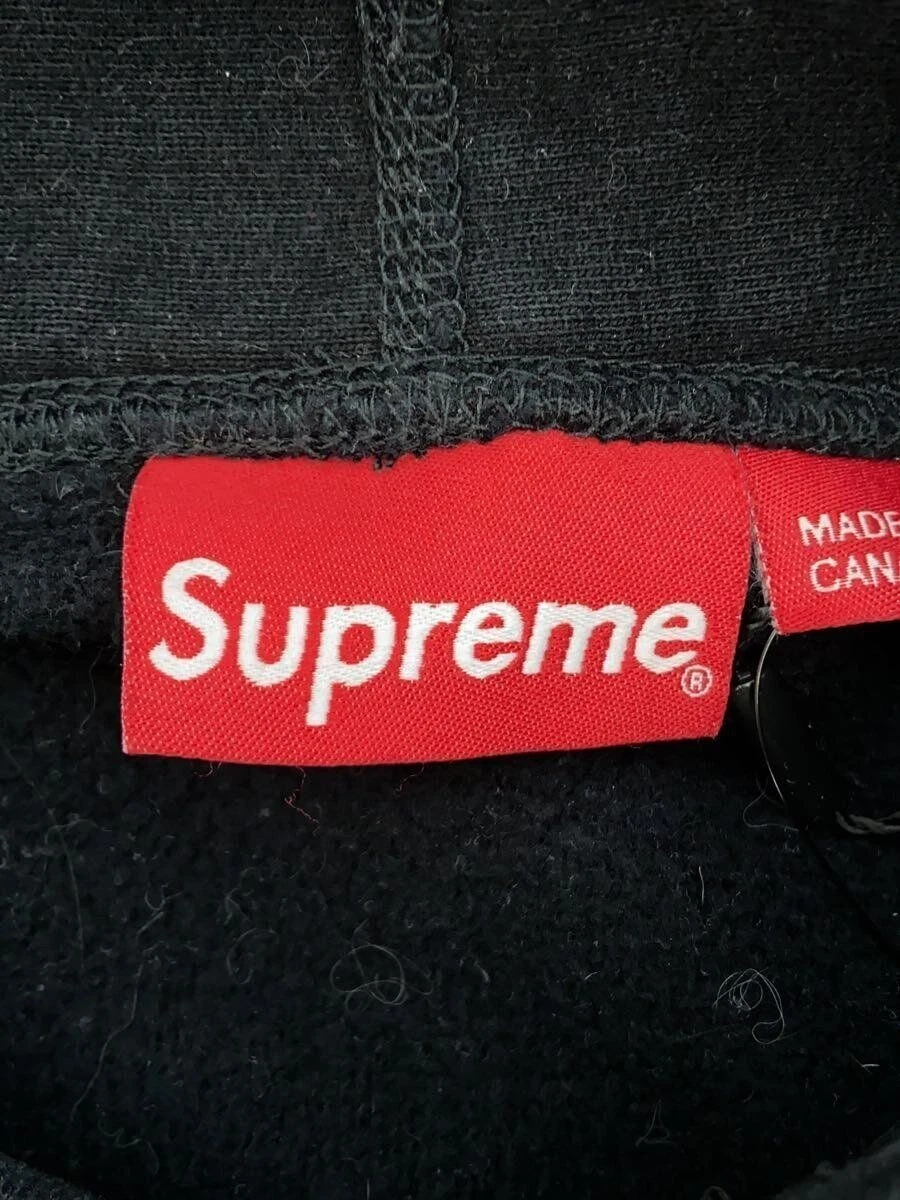 Felpa con cappuccio Supreme M cotone BLK 19aw bandana box logo usata