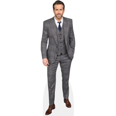 Ryan Reynolds (Grey Suit) Life Size Cutout