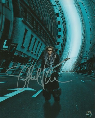 STEVE VAI Autographed Original 8x10 Photo LOA TTM