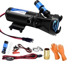 RecPro 12 Volt RV Macerator Pompa, przenośna 12GPM Szlifierka ścieków Pompa wysypiskowa