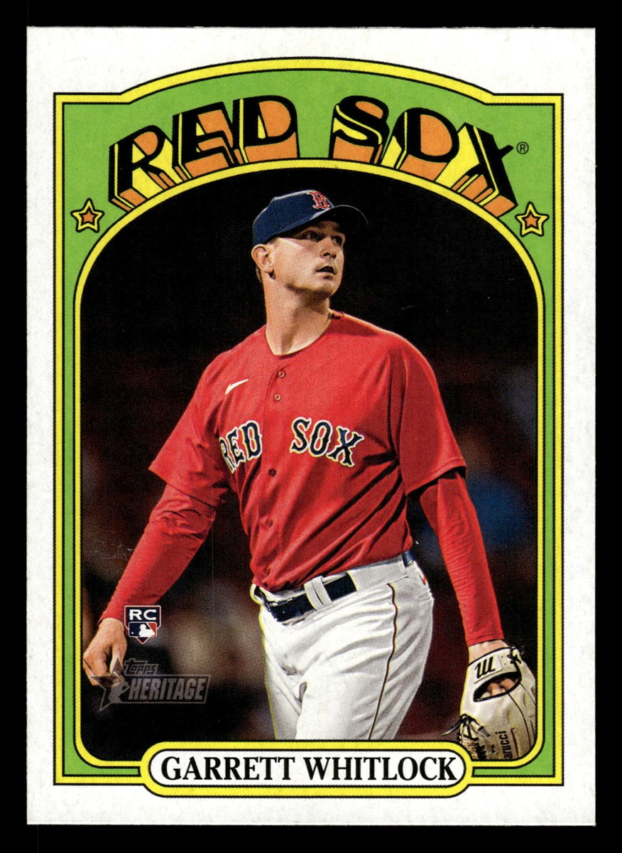 2021 Topps Heritage - #518 Garrett Whitlock RC - Boston Red