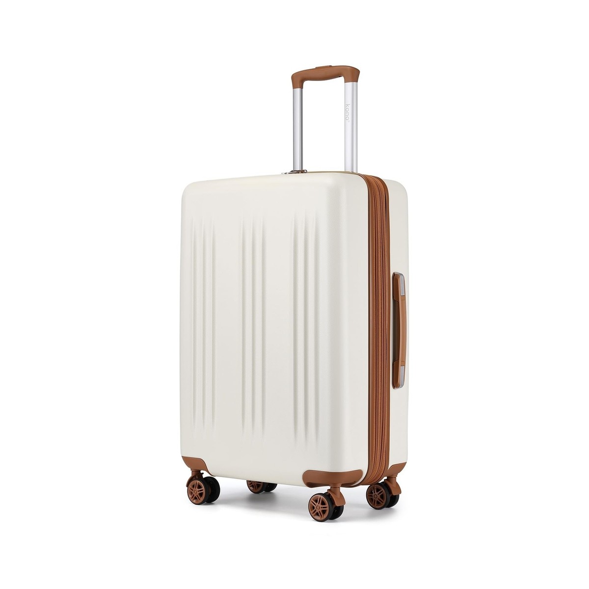 Kono 24 Inch Expandable Luggage with Quiet Spinner Wheels & TSA