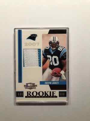 2007 Donruss Threads Collection Materials 18/25 Dwayne Jarrett #RCM-19 Rookie RC