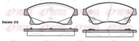 Remsa BremsbeläGe Bremsbelegsatz Vorne FüR Opel Astra J Chevrolet Cruze