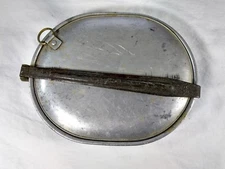 Antique WWI Era Military Field Gear Mess Kit Box Vintage Metal US Army