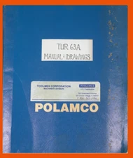 TUR 63A Toolmex Polamco Ponar WROCLAW  Lathe Parts Drawings Manual 63