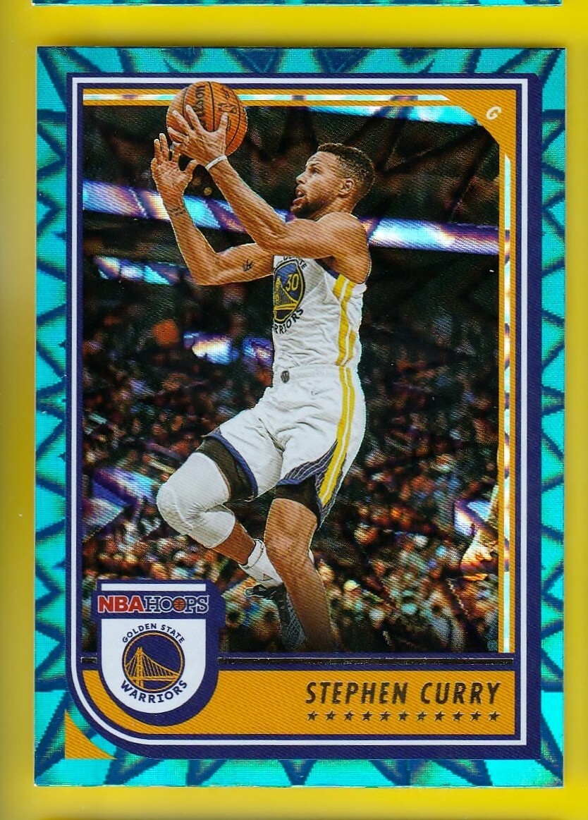 2022-23 NBA HOOPS 223 STEPHEN CURRY TEAL EXPLOSION GOLDEN STATE WARRIORS
