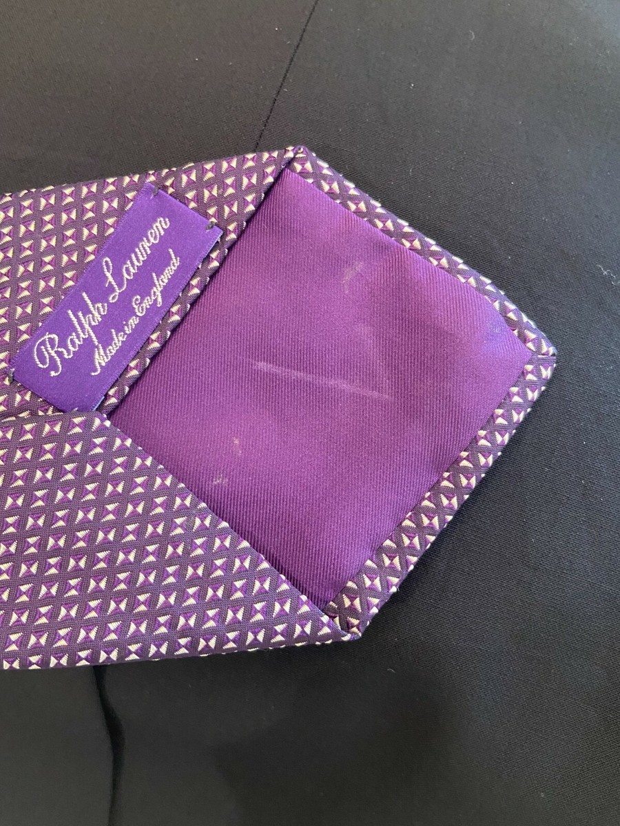 Rare* Ralph Lauren Purple Label Neck Tie - Made in England