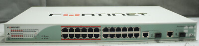 Fortinet FortiSwitch FS-124B-POE 24-Port 10/100 Ethernet PoE Edge Switch