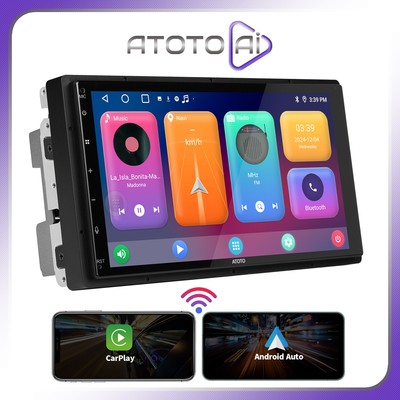 ATOTO 7'' Carplay Stereo 2DIN Apple Android GPS Radio w/ RWC SiriusXM 2G+32G