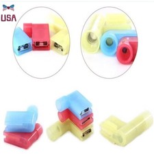 22-10AWG Nylon Female Flag Terminal Right Angle Electrical Wire Spade Connector