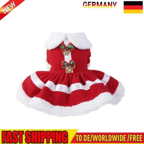 Weihnachts-Hundekleid, süßes Katzen-Hundekleid, rotes Kleid für kleine und mitte - Bild 1 von 6