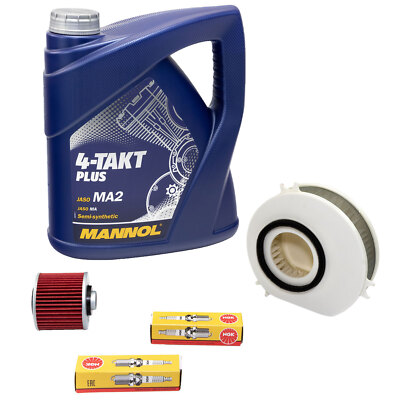 Servicekit Für Yamaha XVS 1100 Drag Star (1999-2002) – Luftfilter, Ölfilter, 2 Zündkerzen