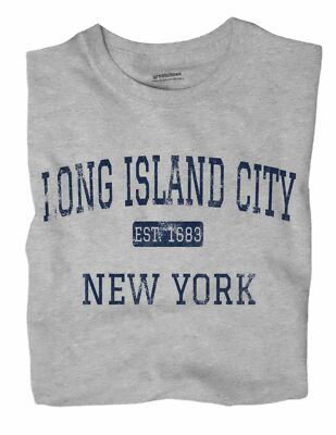 Long Island City New York NY T-Shirt Queens EST