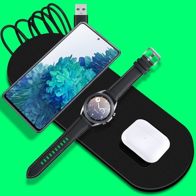 External 3In1 Wireless Desktop AC Quick Wall Pad f Samsung Galaxy S10e SM-G970U