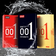 10pcs/box Latex Ultra Thin Condoms Large Particle Long Lasting Men Products