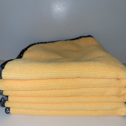 Chemical Guys S/3 Professional Grade Premium MFiber Towels w Silk Edges 16"x16"