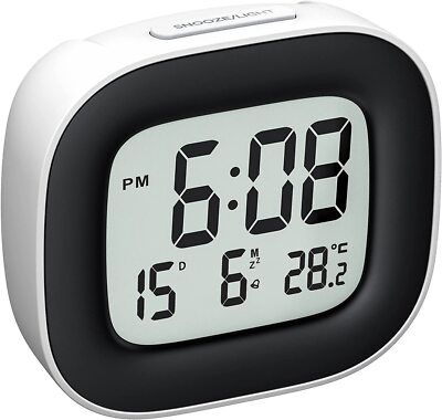 Reloj Despertador Digital, Reloj Despertador de Viaje pequeño