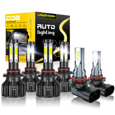 For Dodge Charger 2006 -2009 COB LED Headlights Bulb+Fog Light Conversion Kit | eBay For Dodge Charger 2006 -2009 COB LED Headlights Bulb+Fog Light Conversion Kit | eBay