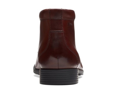 NWT Clarks Collection Men’s Whiddon Mid Chukka Boot Mahogany Leather Size 7 Clarks Men main image 4