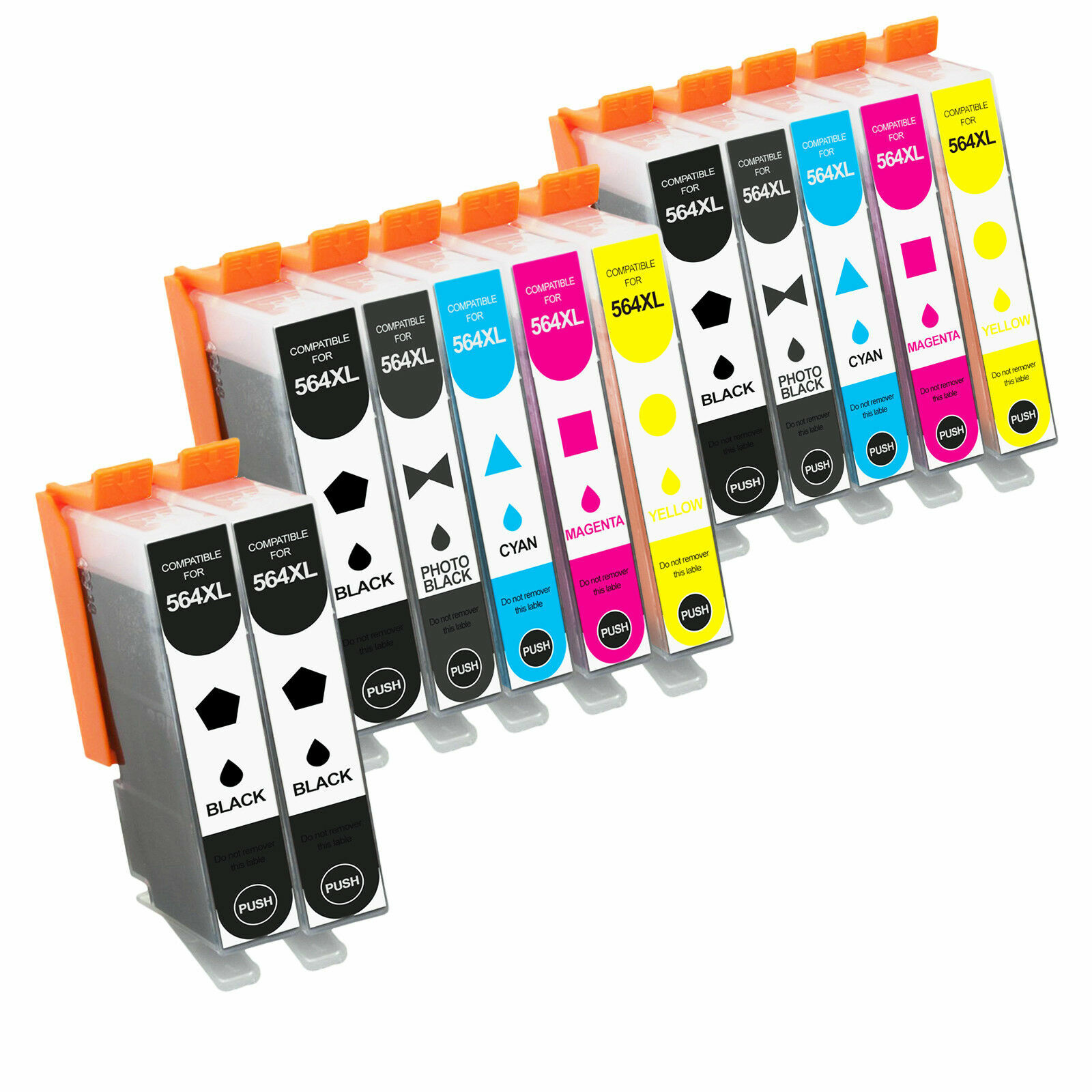 Printer Ink Cartridges For HP 564XL 564 XL Photosmart 6510 6520 7510