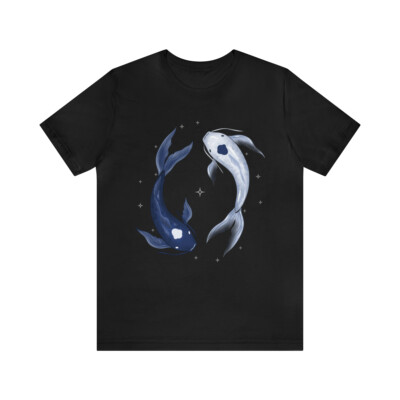 Koi Fish Shirt Yin and Yang Ocean Moon Spirit Avatar atla Airbender tShirt  Gift