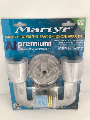 MerCruiser BRAVO 2 & 3 Aluminum Anode Zinc KIT Salt Brackish water CMBRAVO23KITA