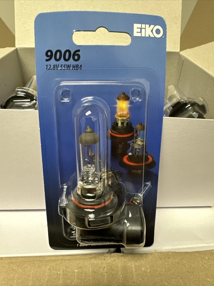 (10) PACK Bombilla Faro - Lámpara Estándar - Paquete Blister Delantero Eiko 9006-BP Foto 2 de 4
