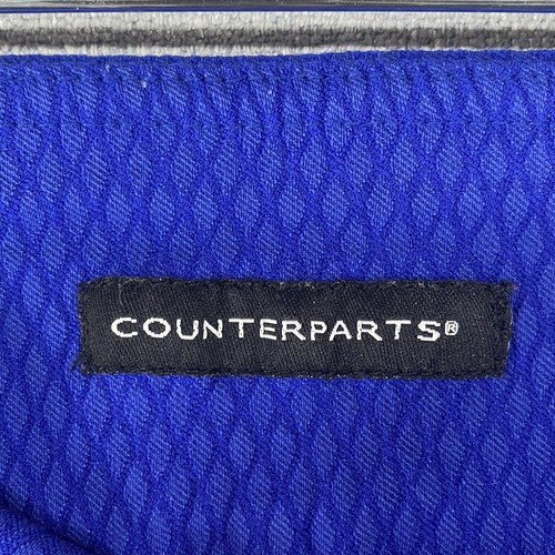 Pantalones de mujer de contrapartes azules, talla 8 - Imagen 3 de 9